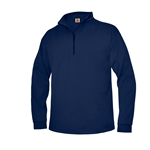 Quarter Zip Sweatshirt-Navy