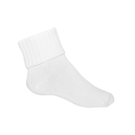 Crew Socks-White Cotton