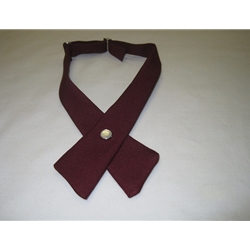 Cross Tie-Maroon