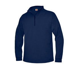 Quarter Zip pullover-Navy