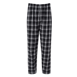 Flannel plaid pajama pant - Navy